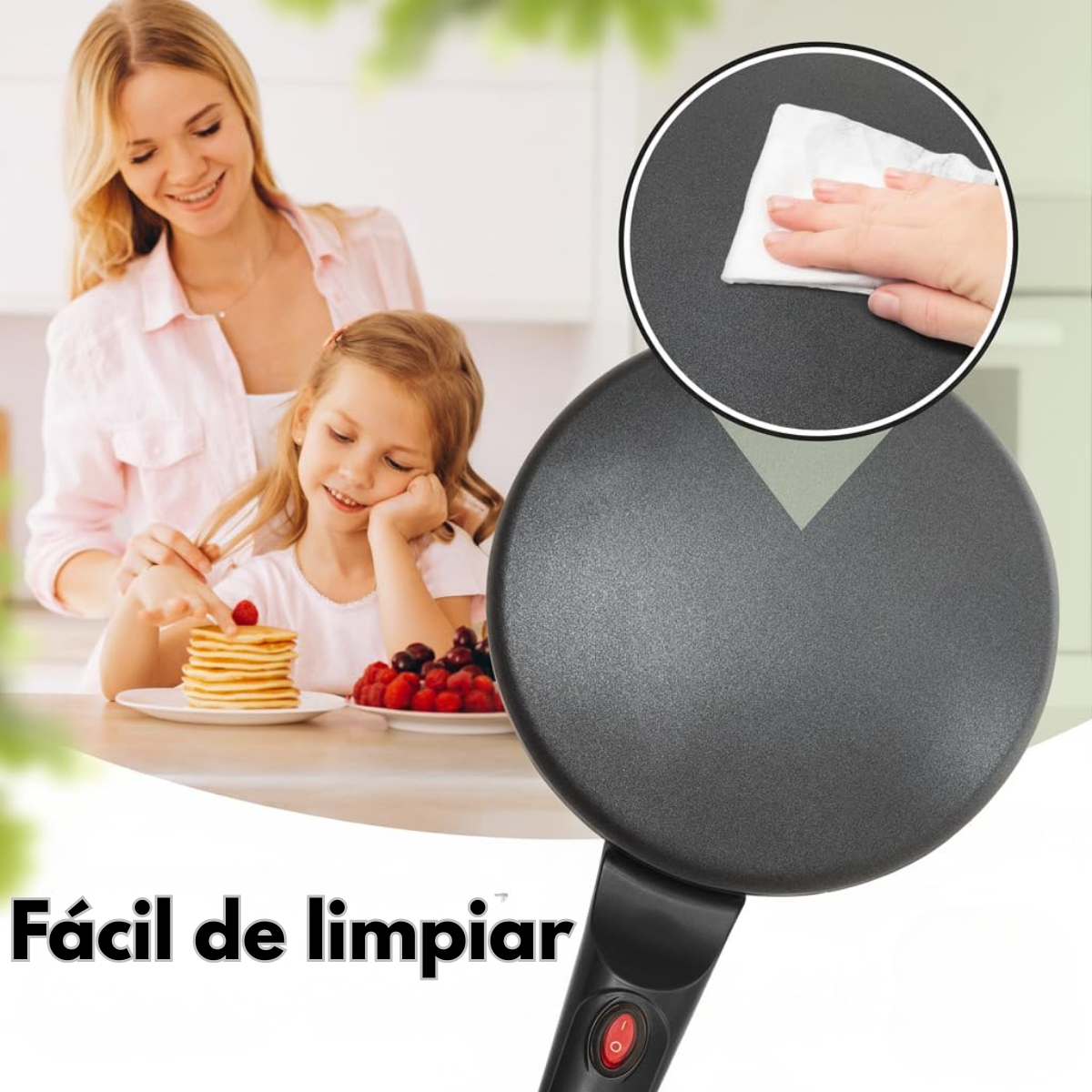 Sarten Pancakes Panquequera Crepes Electrica-4