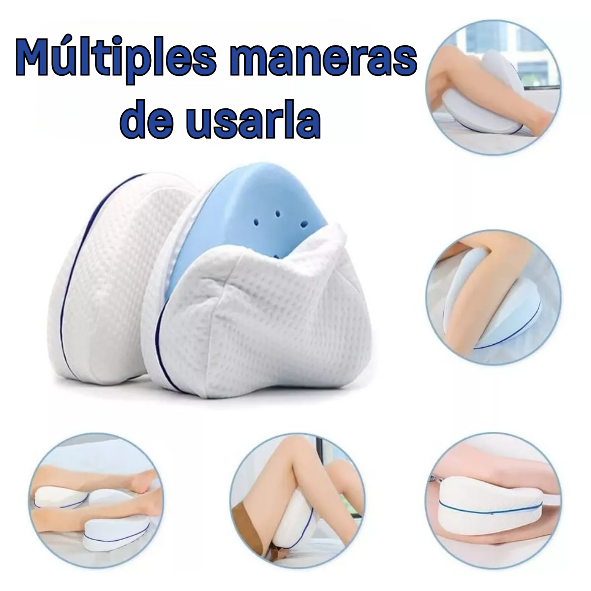 Almohada Ortopedica Separador Piernas Rodillas Espuma-6