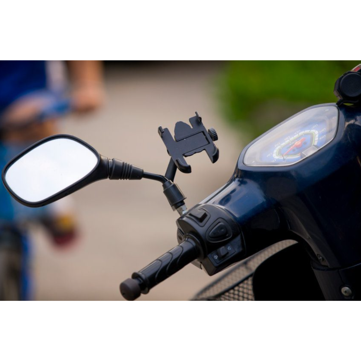 Soporte Porta Celular Bicicleta Moto Scooter Giratorio 360-2