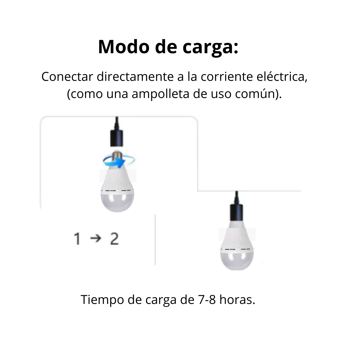 Ampolleta Bombilla Led De Emergencia O Camping-2