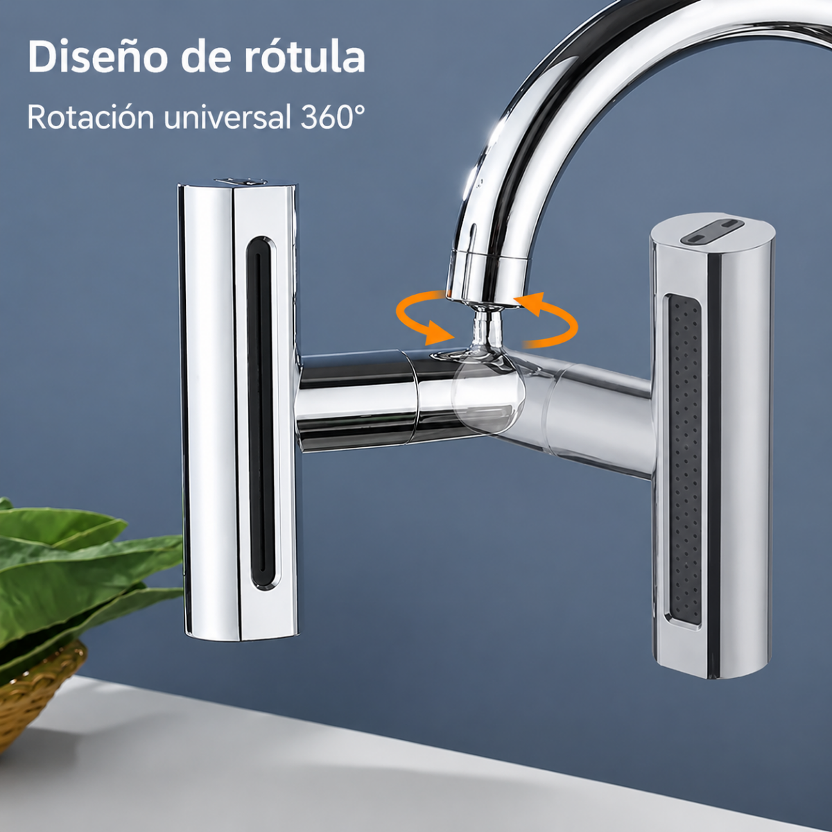 Cabezal De Grifo Aireador Agua Multifuncional Rotacion 360-4