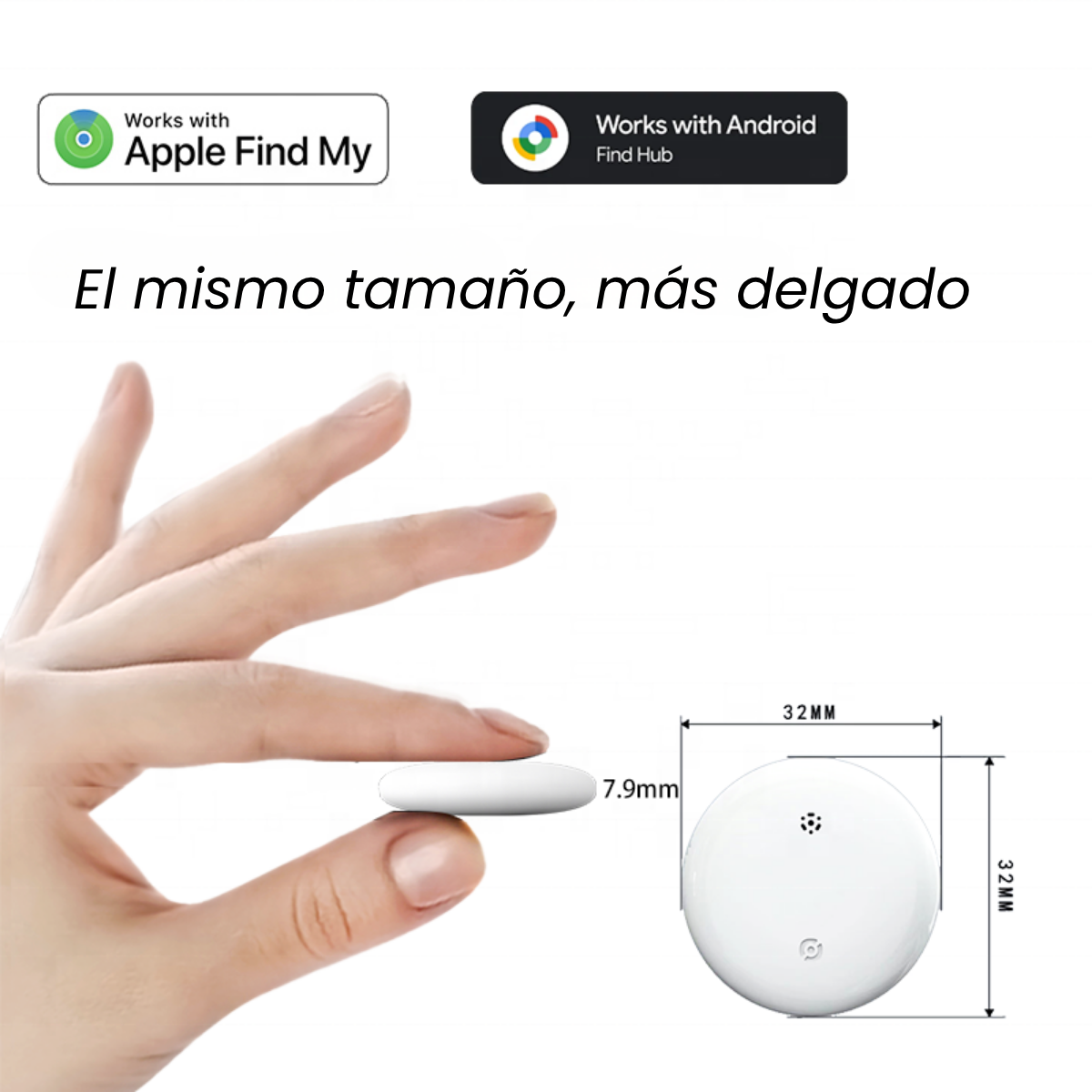 Smart Tag Localizador Gps Antiperdida Portatil Con App-5