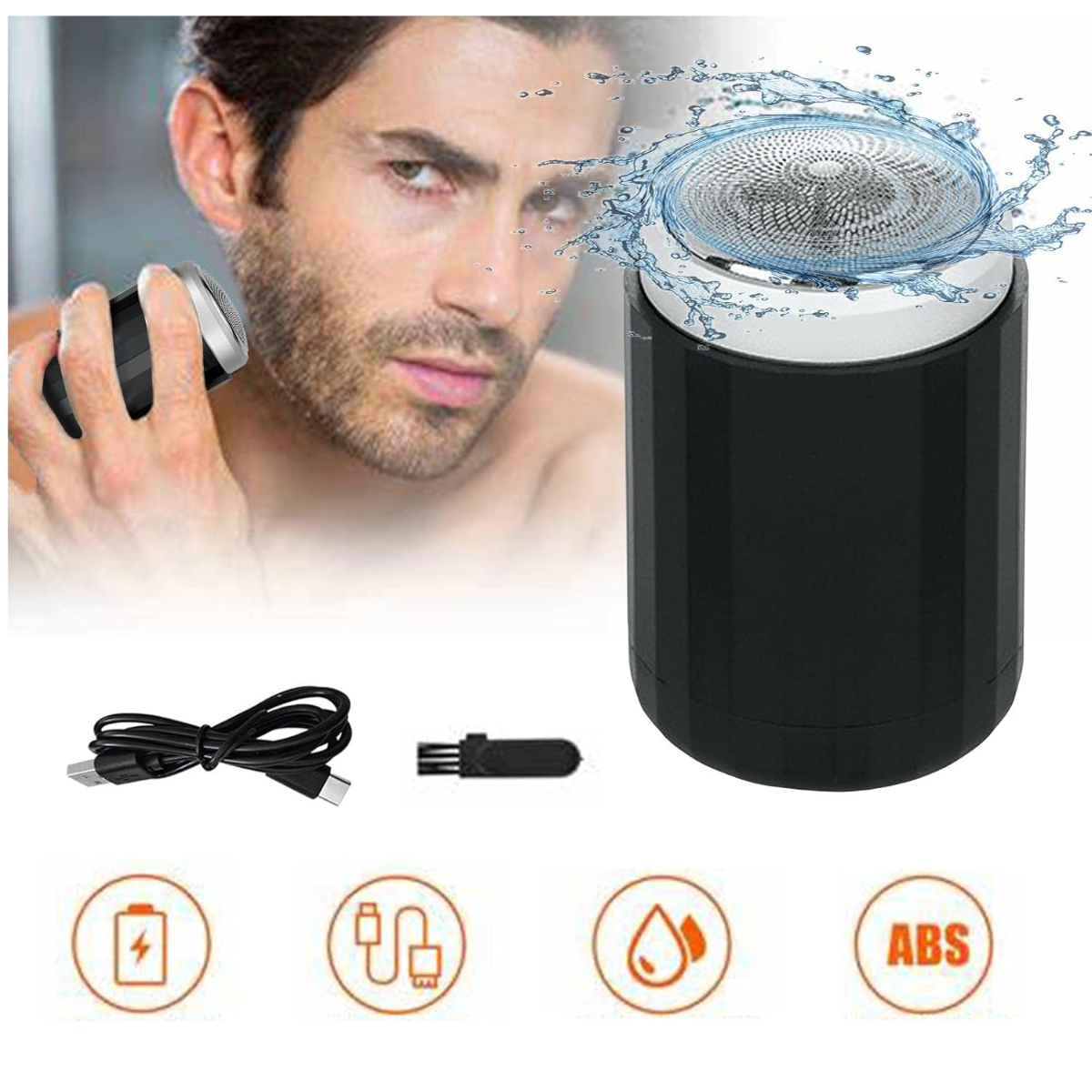 Maquina De Afeitar Hombre Barba Inalambrica Sk 3003-6