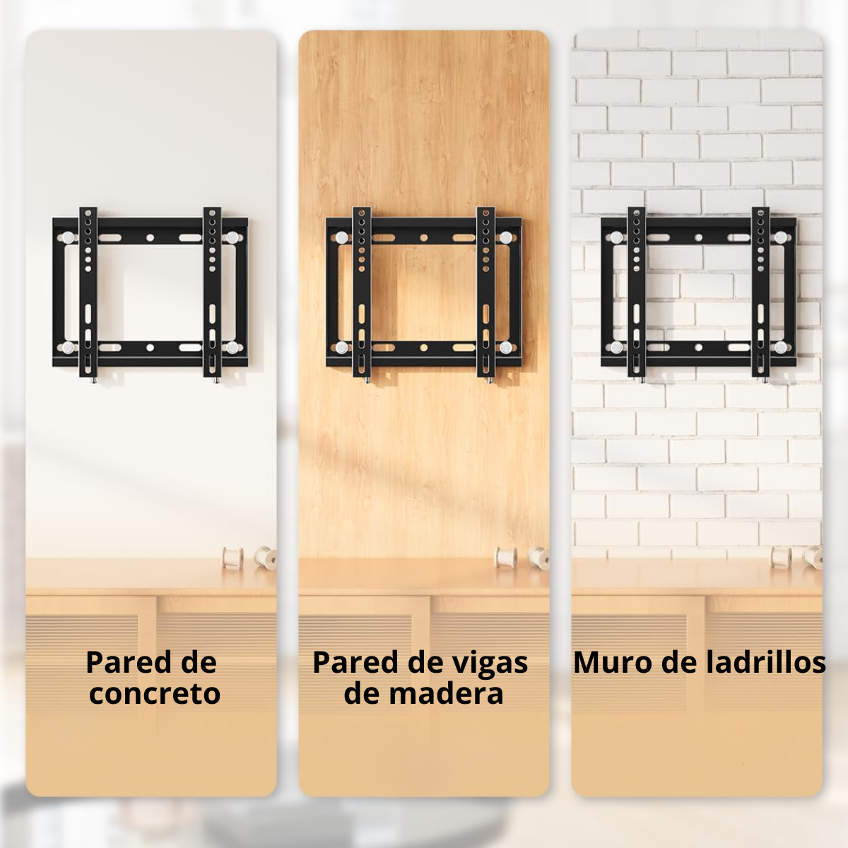 Soporte Base De Pared Para Televisor Tv 14- 42 Pulgadas-4