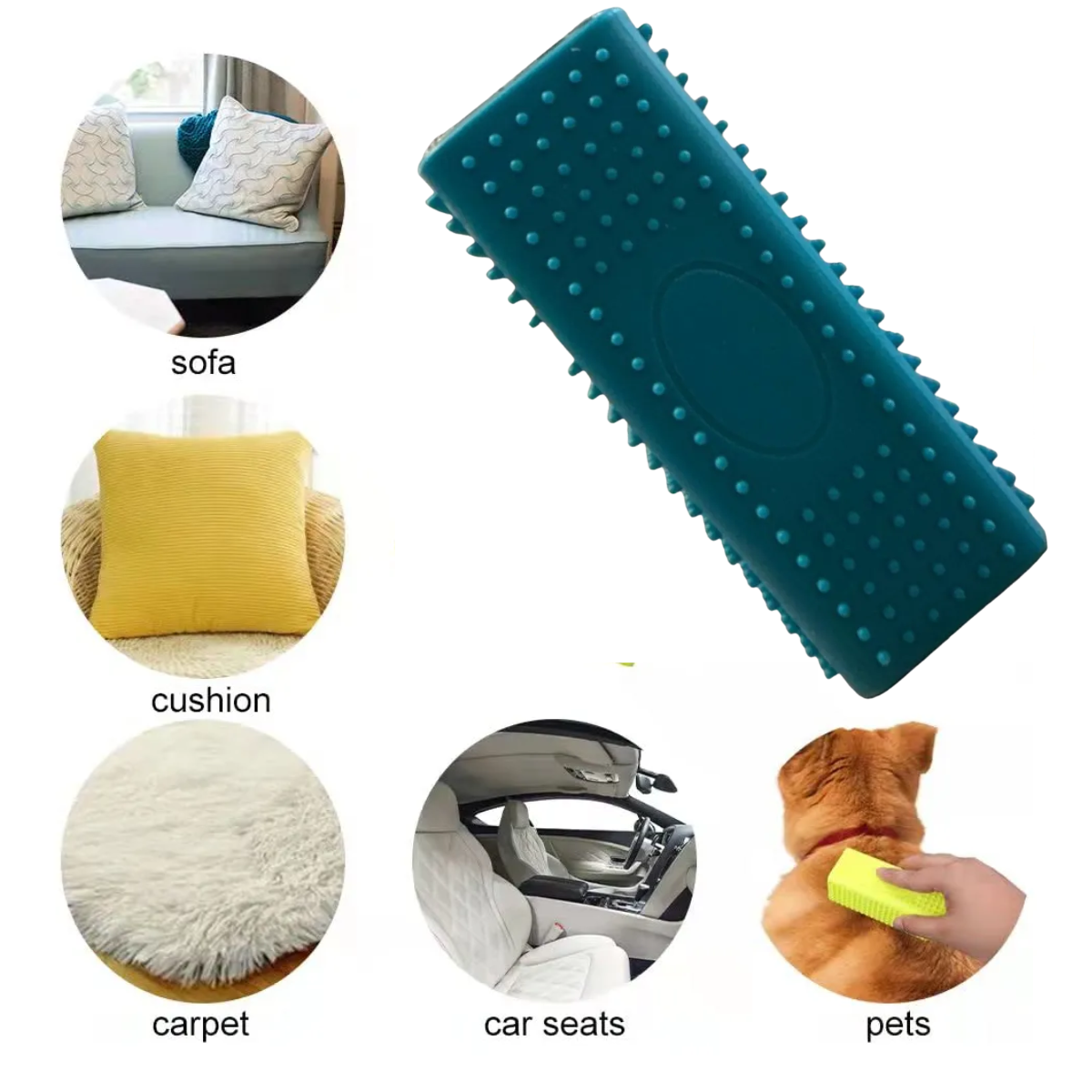 Rodillo Quita Pelos Y Pelusa Pet Plus Para Mascotas-5