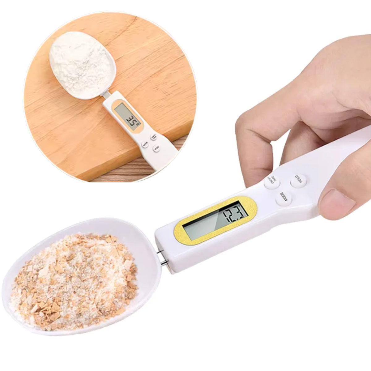Cuchara Gramera Digital Alimentos Repostería 0-500g-4