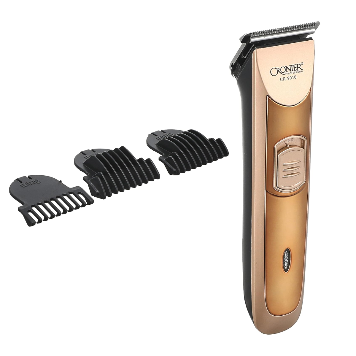 Cortadora Pelo Cronier Profesional Cr 9010 Inalambrica Gold-3