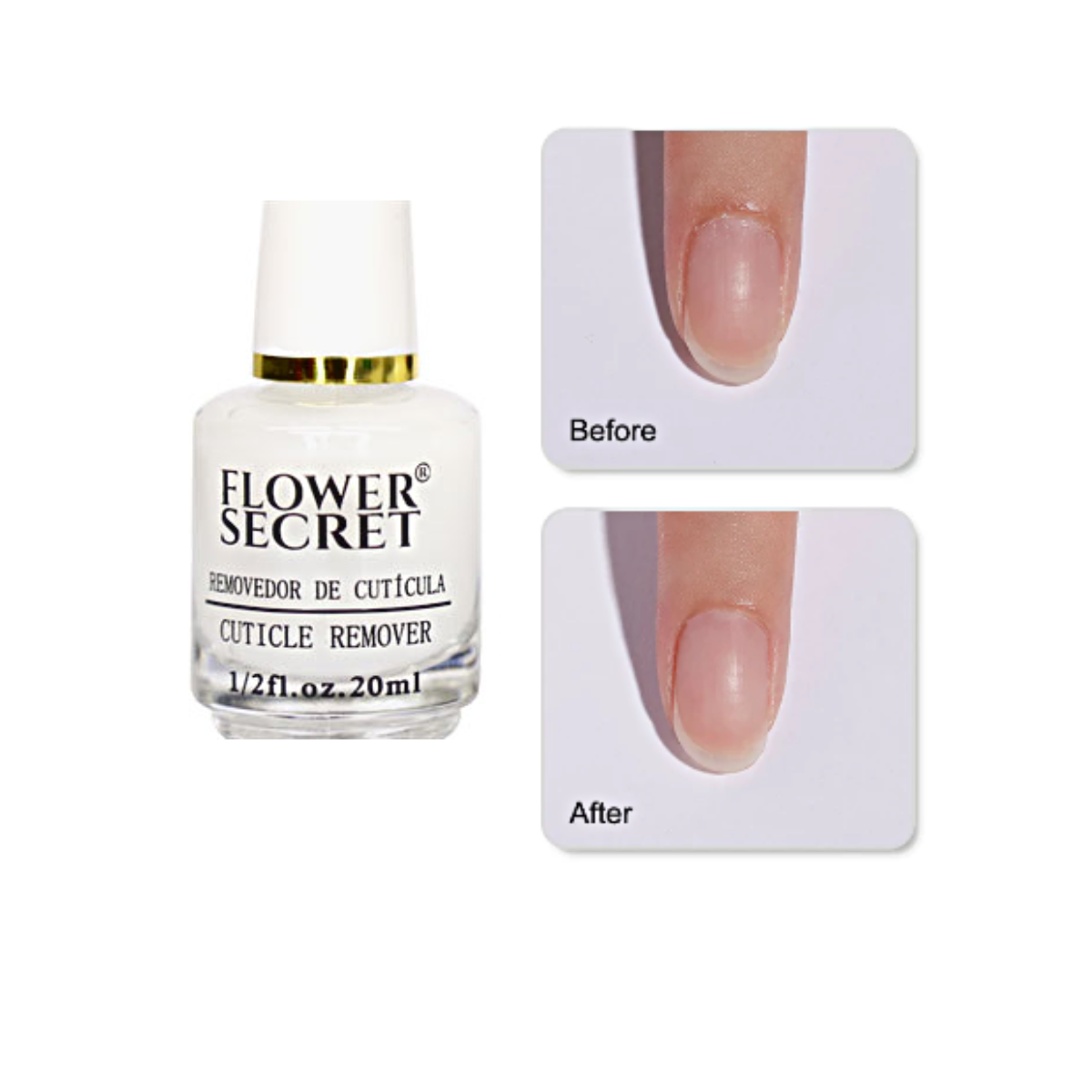 Removedor De Cuticula Para Manicure Pedicure Flower Secret-3