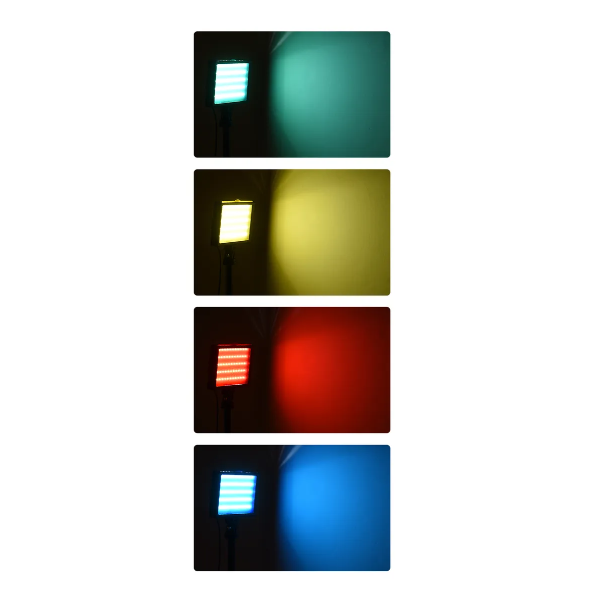 Panel Luz Led FotografIa Video Recargable Filtros Colores-2
