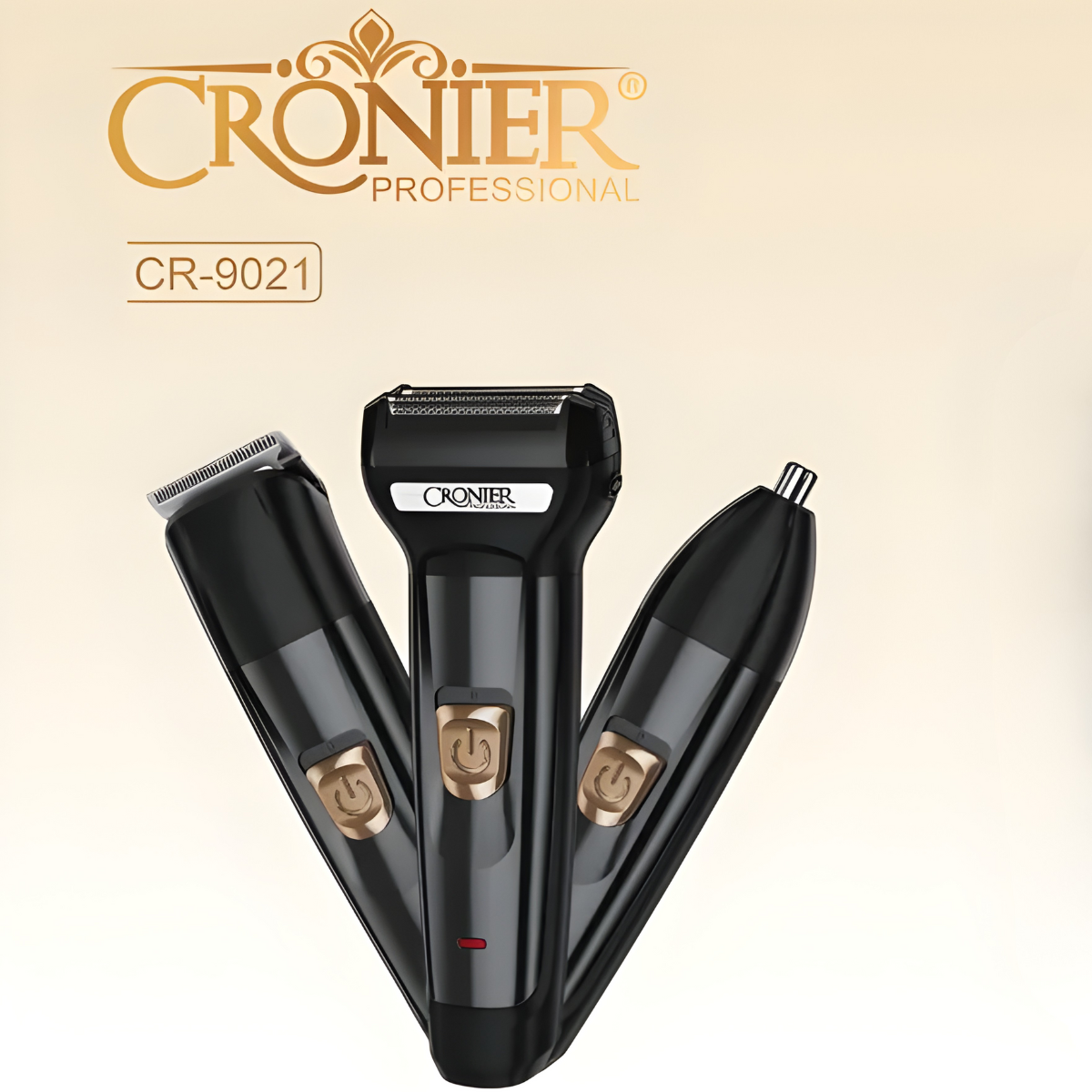 Maquina Afeitar Hombre 3en1 Cortapelo Barba Nariz Recargable-3