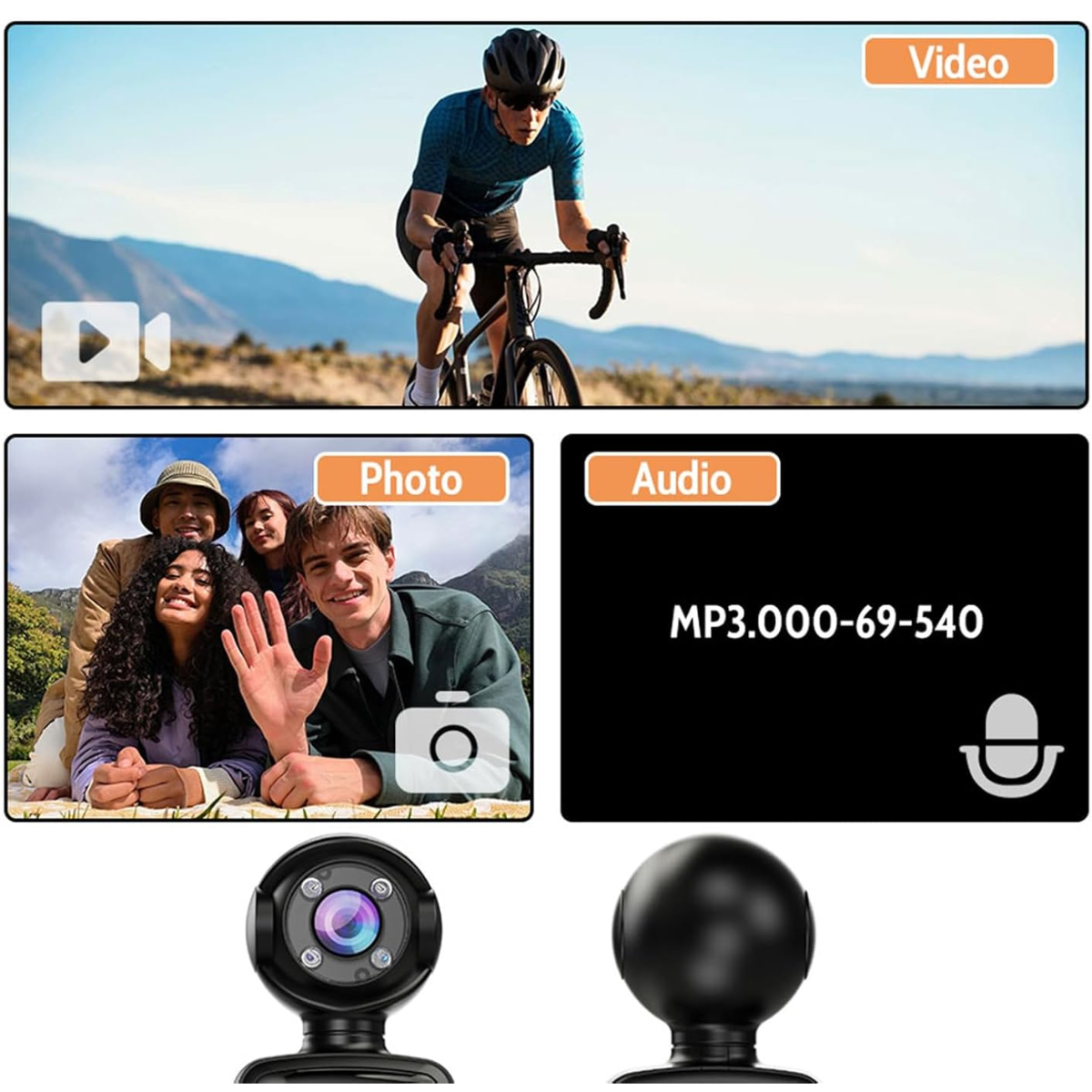 Mini Camara Portatil Wifi Bodycam Hd Con Pantalla-3