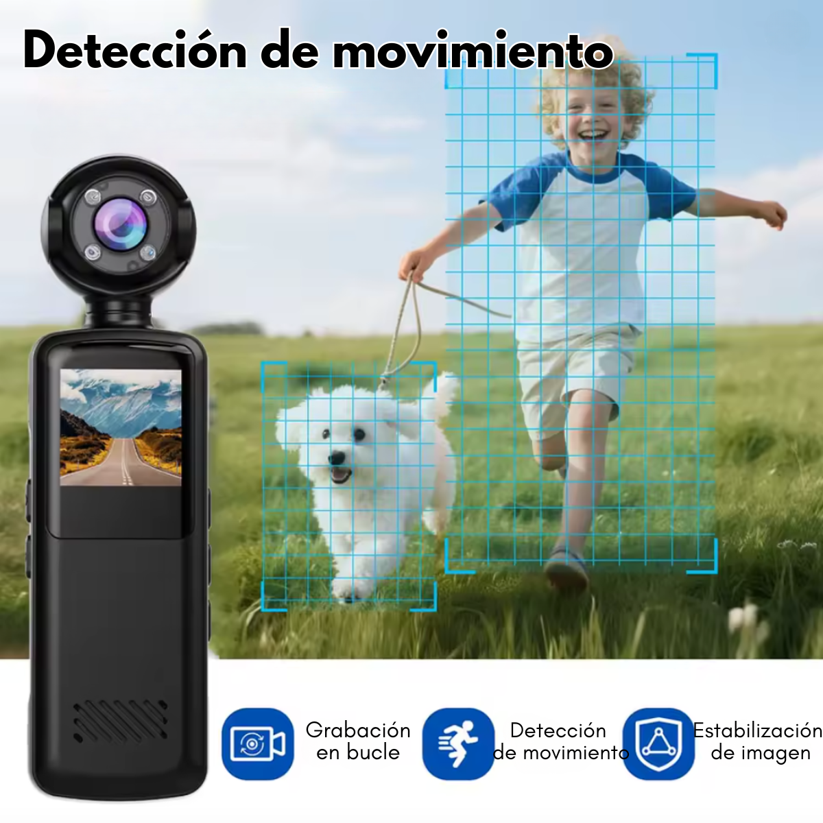 Mini Camara Portatil Wifi Bodycam Hd Con Pantalla-4