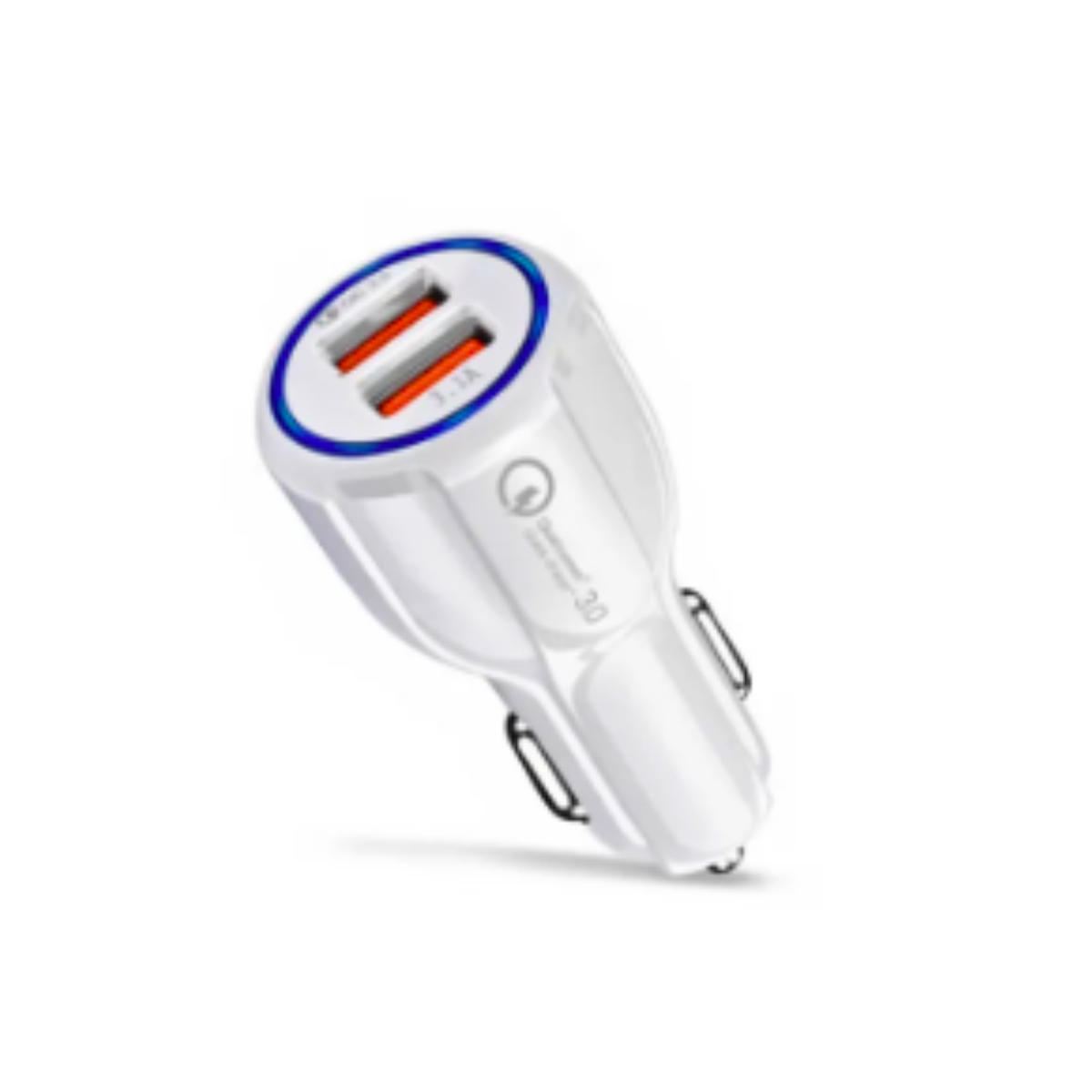 Cargador Adaptador Auto Para Celular Doble Usb + Cable Usb-c-2