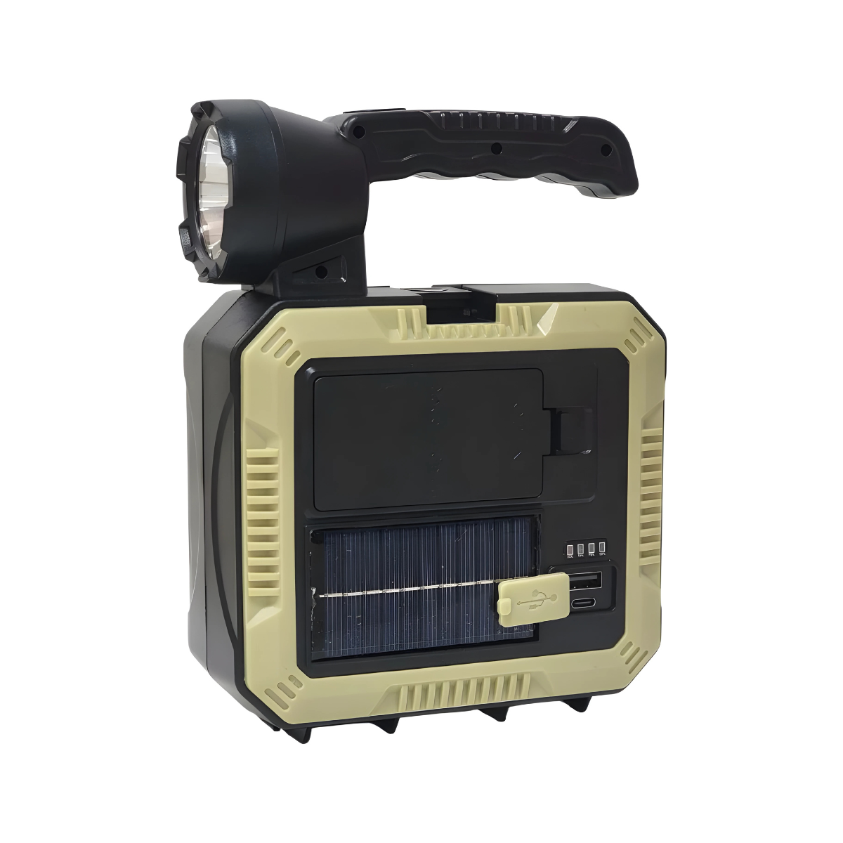 Linterna Solar Usb Portátil + Kit De Herramientas +Powerbank-3