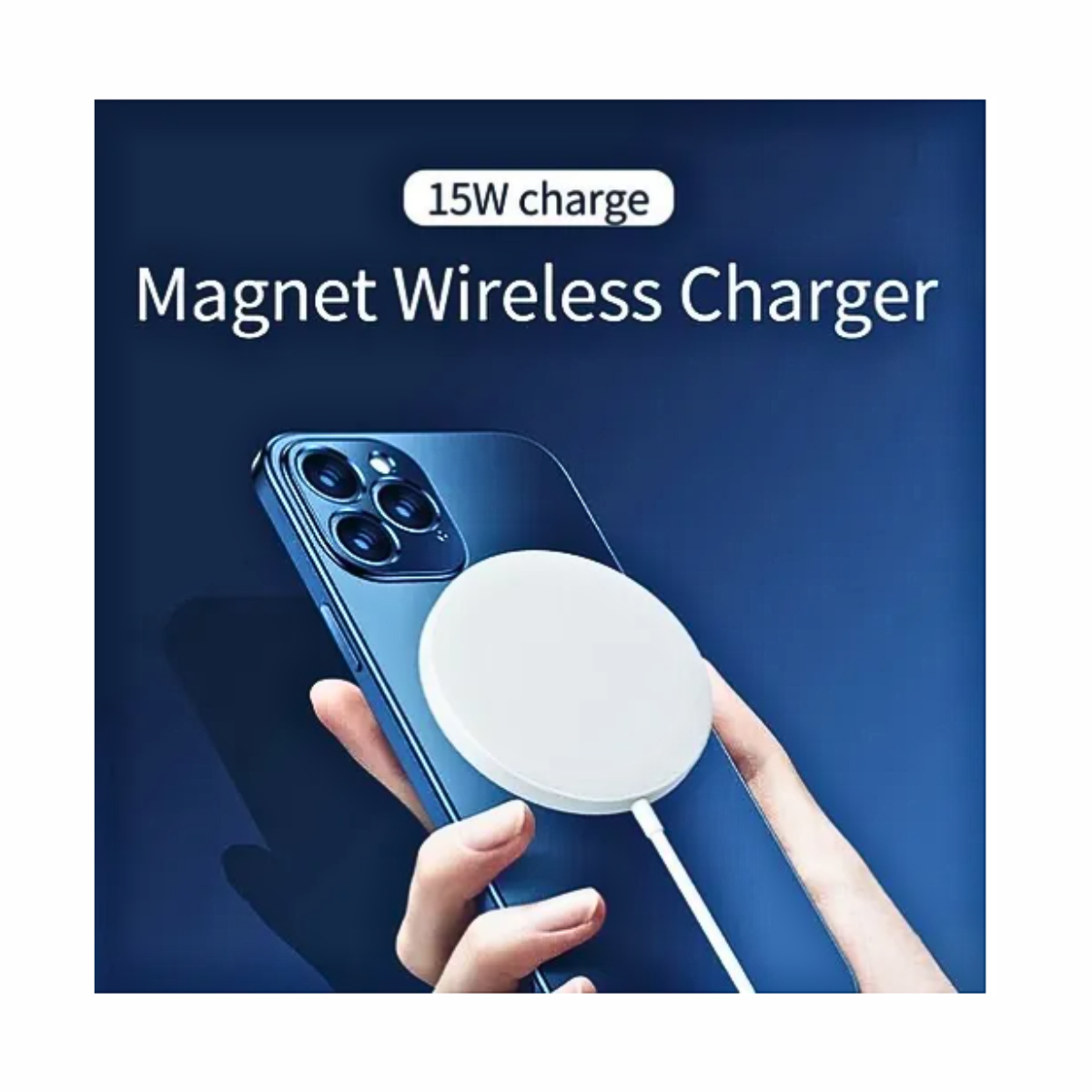 Cargador Inalámbrico Magnetico Para iPhone Magsafe 15w Usb-c-3