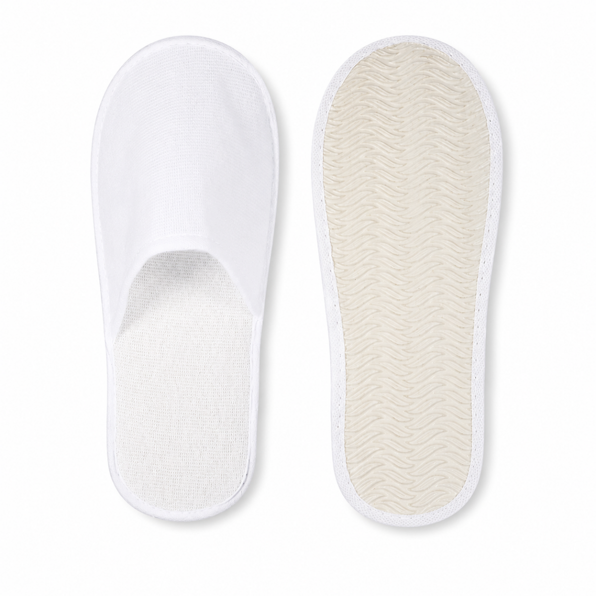 Par Pantuflas Desechables Gruesas Antideslizantes Hotel Spa-0