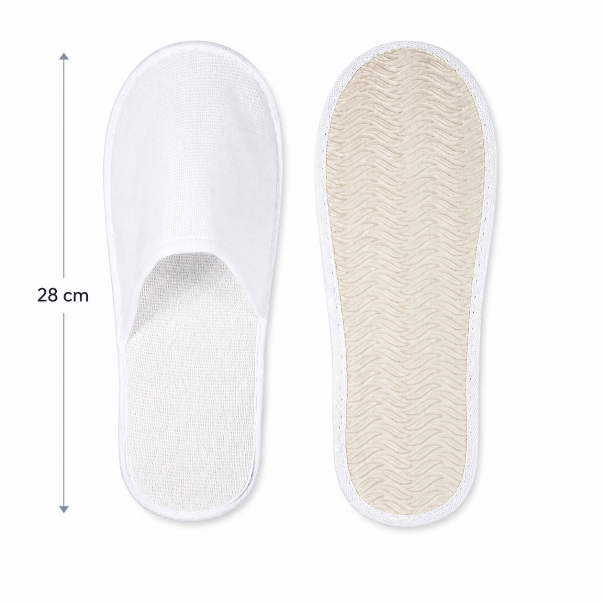 Par Pantuflas Desechables Gruesas Antideslizantes Hotel Spa-2