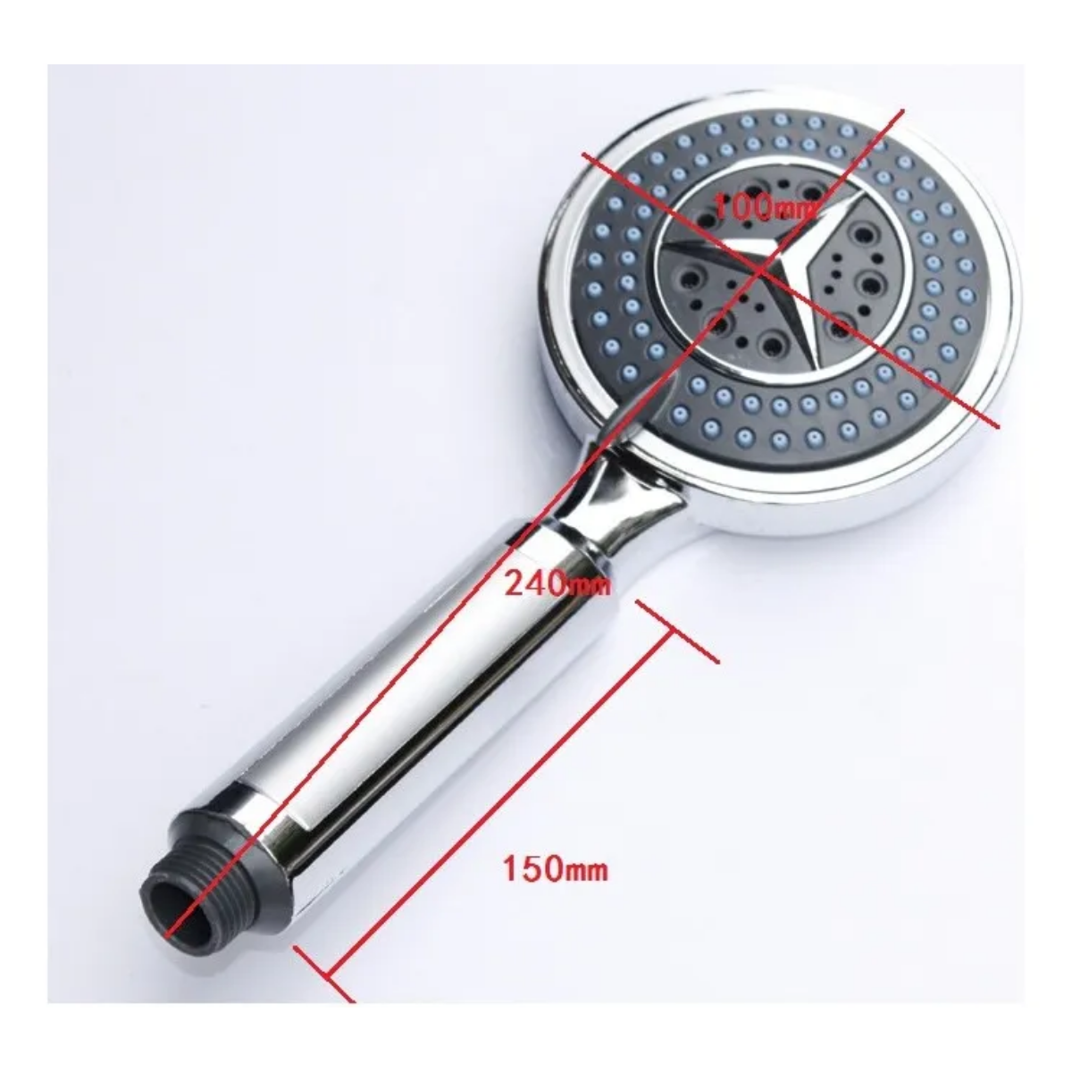 Kit De Ducha Completo Cabezal Circular Soporte Flexible 1 5m-4