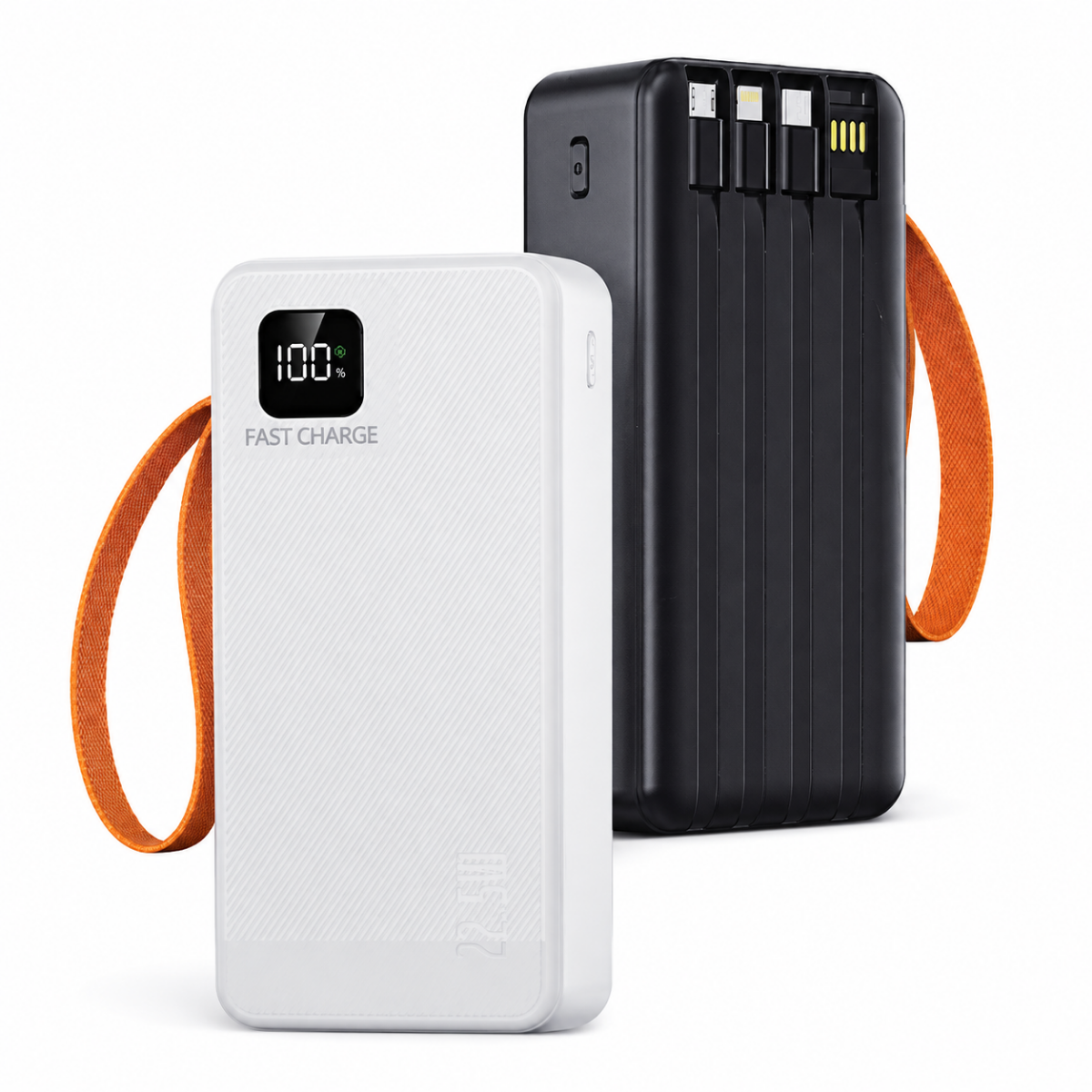 Power Bank 40000mah Carga Portatil Y Rapida 22 5w 4 Cables-0