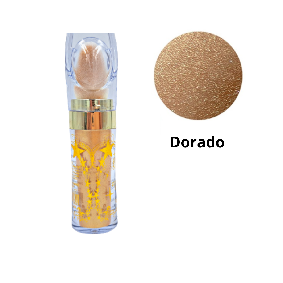Pack 2 Iluminador Dorado/Rosa Polvo De Hadas Para Rostro Y Cuerpo-2