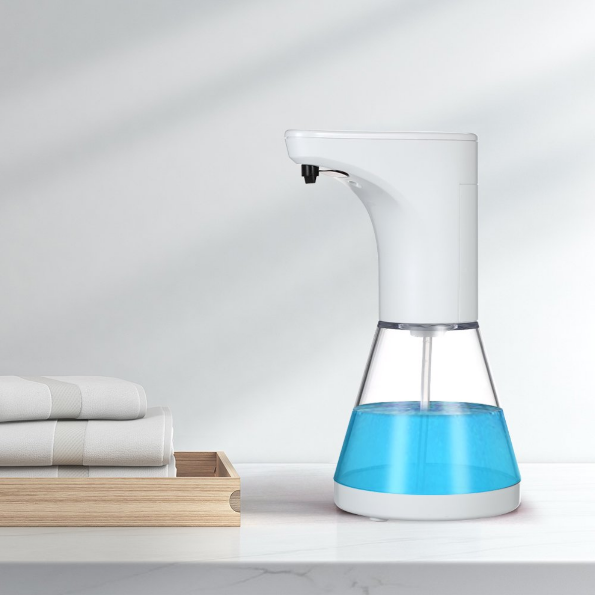 Dispensador Jabon Liquido Automatico Con Sensor Manos Libres-5