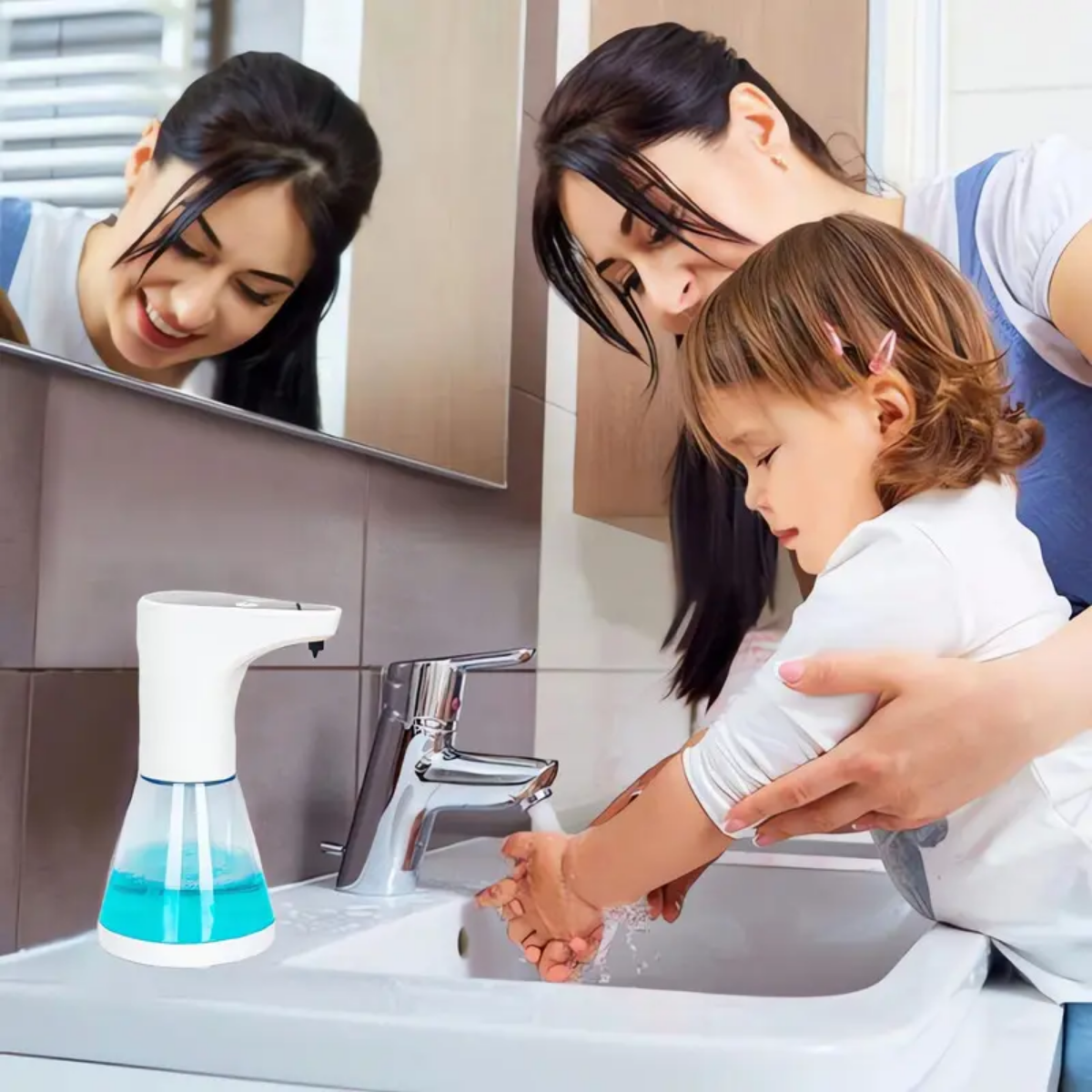 Dispensador Jabon Liquido Automatico Con Sensor Manos Libres-7
