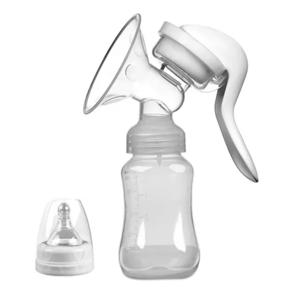 Extractor Leche Materna Manual Con Botella Mamadera-2