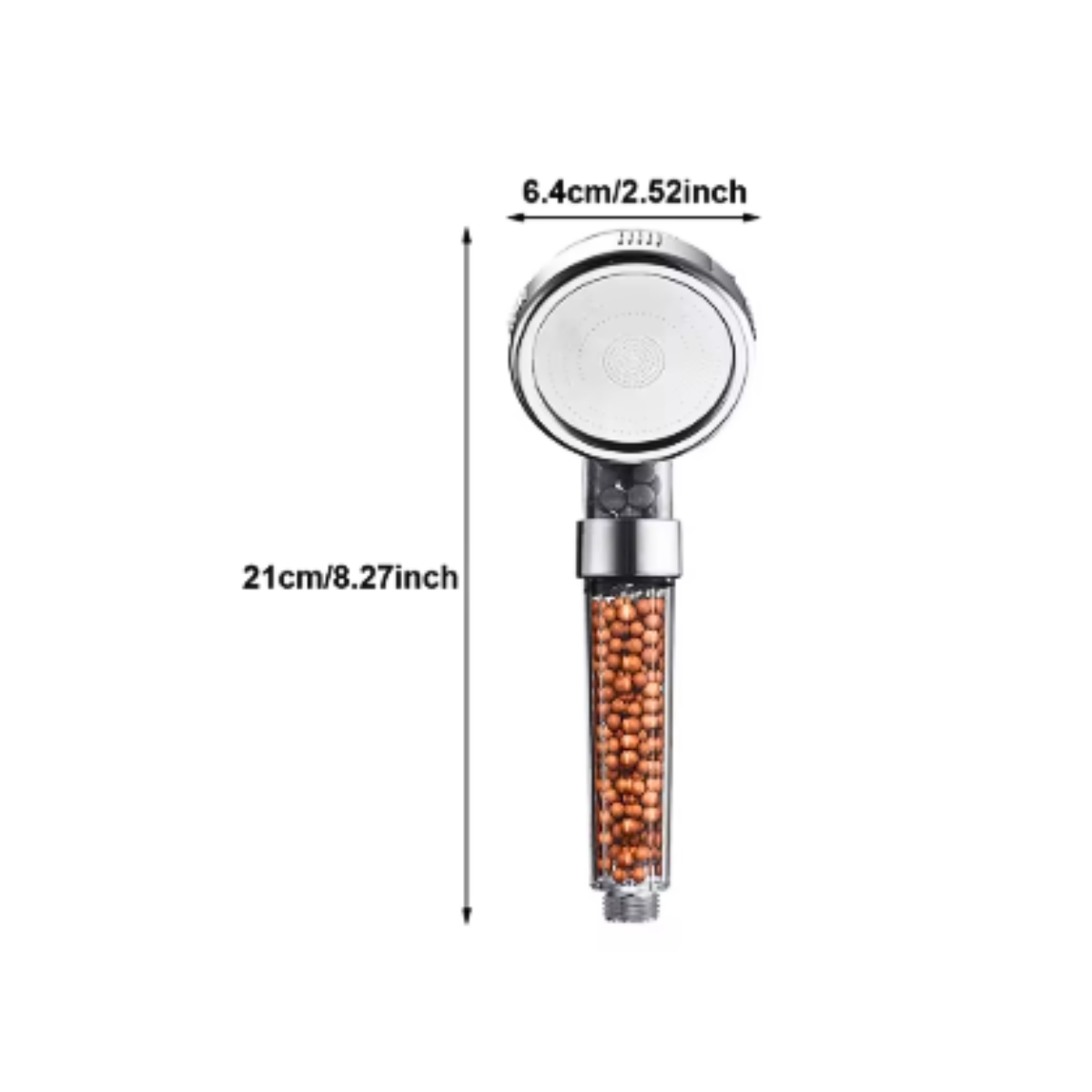 Cabezal Mango Ducha Ahorro Y Purificador De Agua-2
