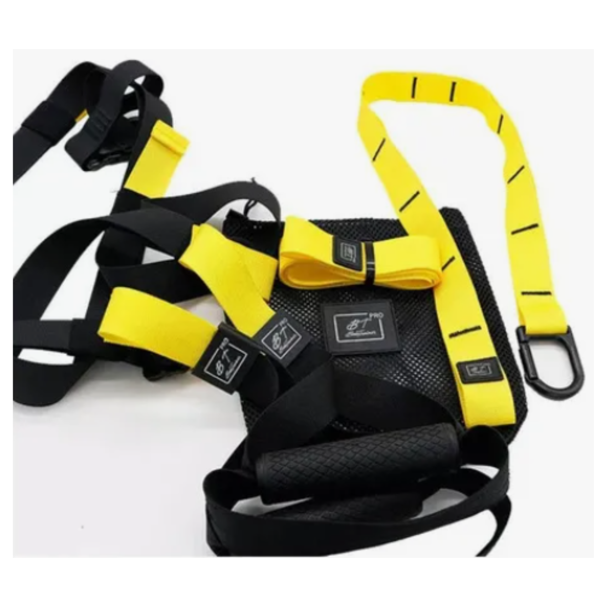 Set Bandas De Suspensión Bodytrainer Trx Pro Color Negro-5