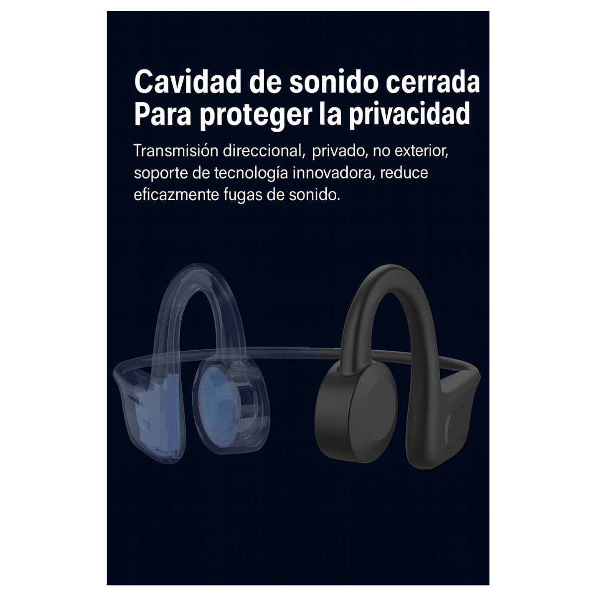 Audifonos Auriculares Conducción Ósea Deportivos Anticaida-5