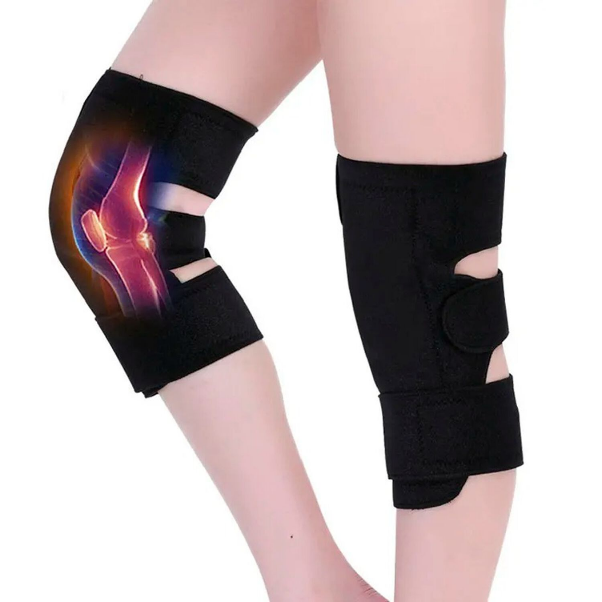 Rodillera Termica Con Neopreno Ajustable Alivio Dolor-2