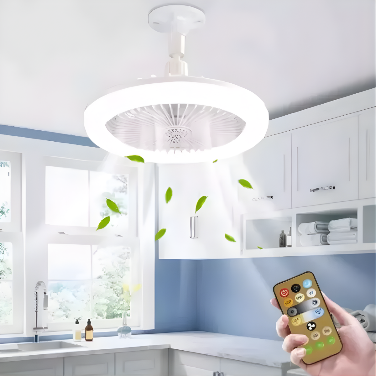 Lampara Ampolleta Led Ventilador Multiuso Bajo Consumo E27-6