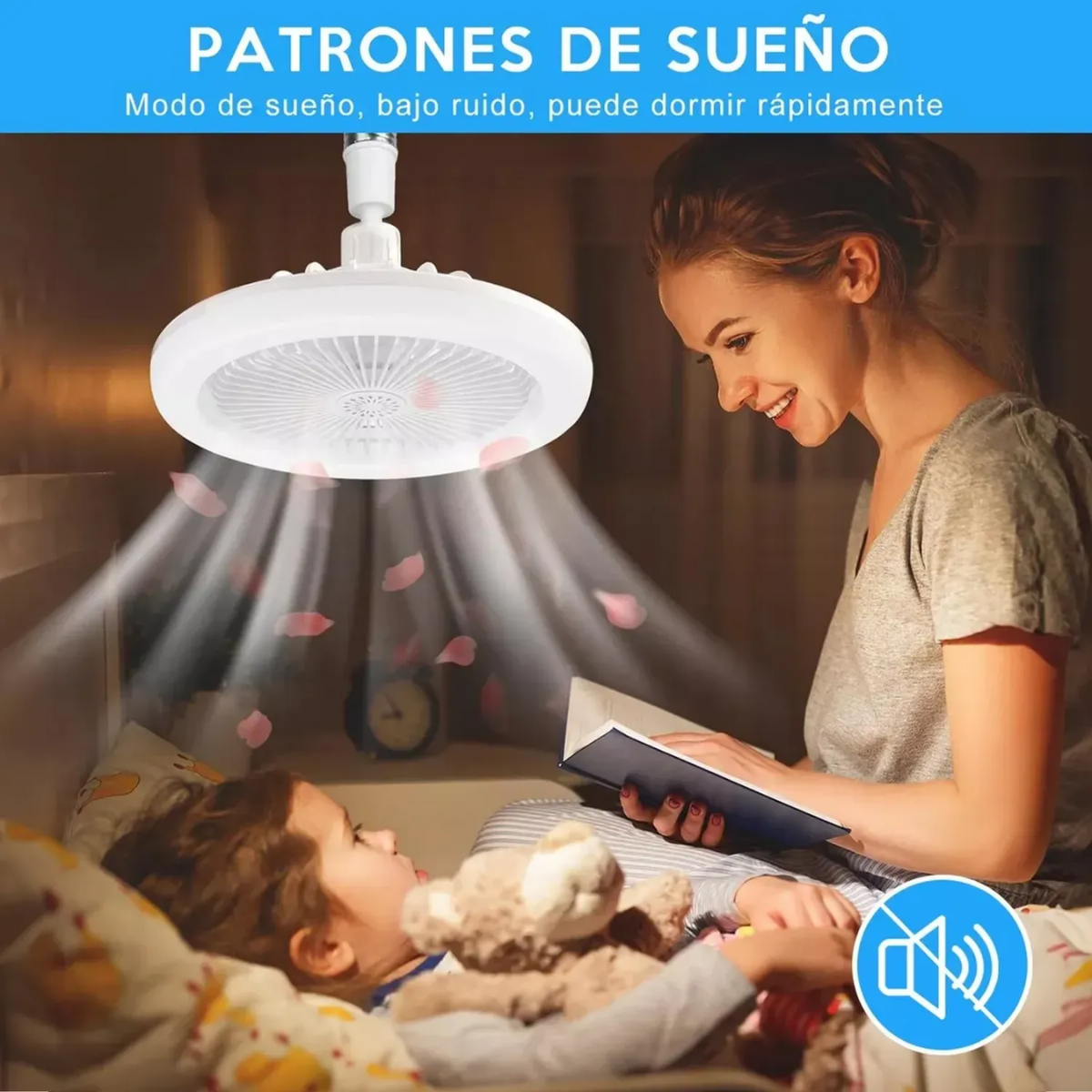 Lampara Ampolleta Led Ventilador Multiuso Bajo Consumo E27-7