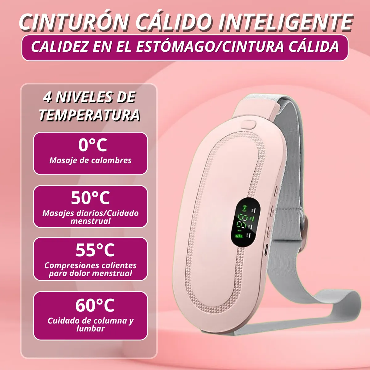 Almohadilla Termica Abdominal Cinturon Colicos Menstruales-4