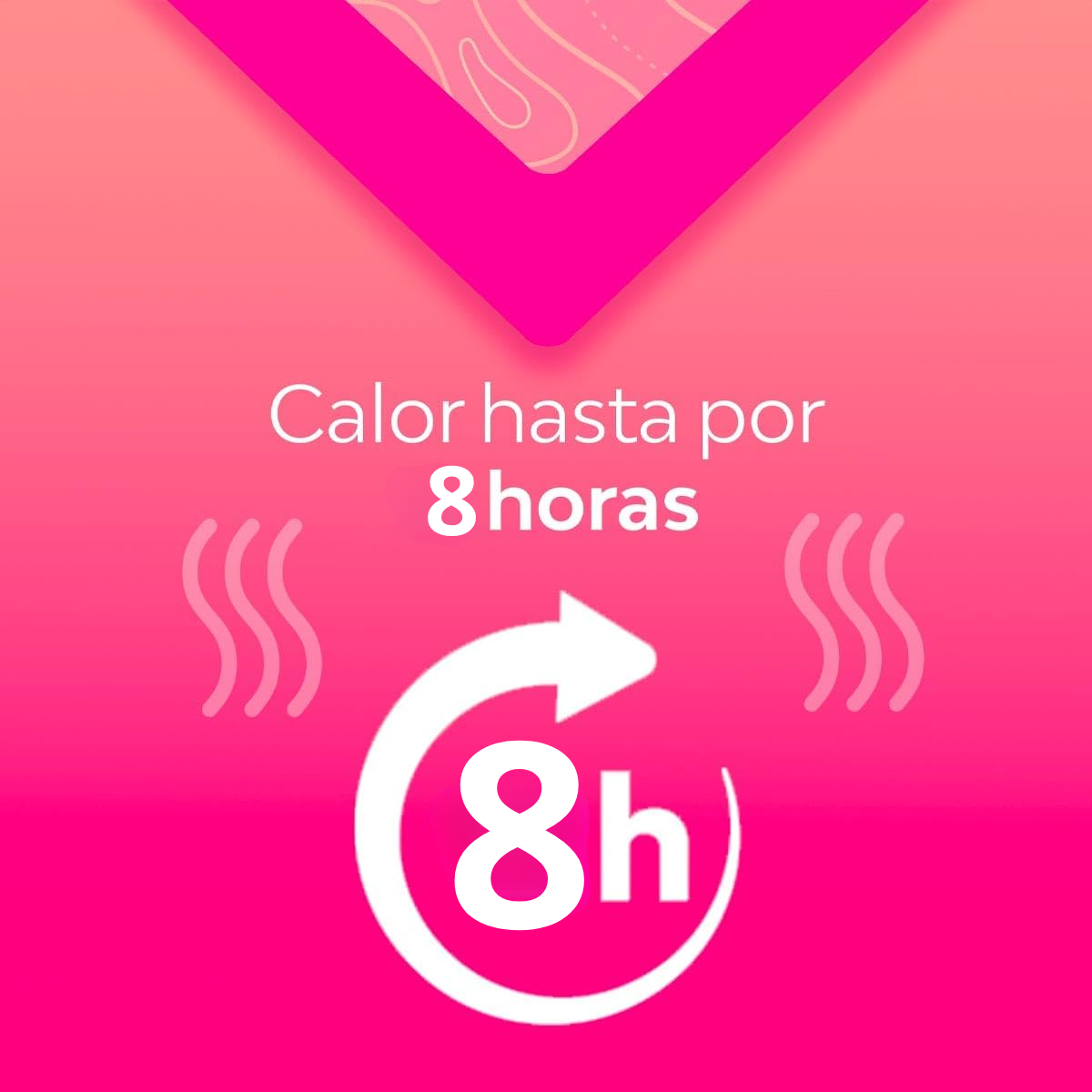 Pack 8 Parches Térmico Calor Menstrual Calmante-2