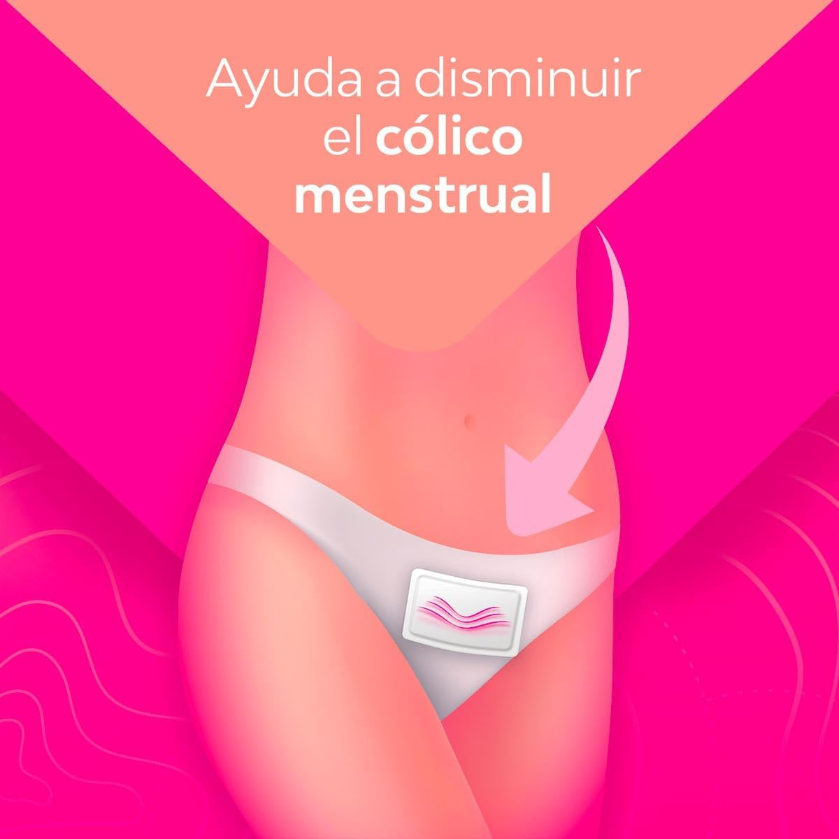 Pack 8 Parches Térmico Calor Menstrual Calmante-5