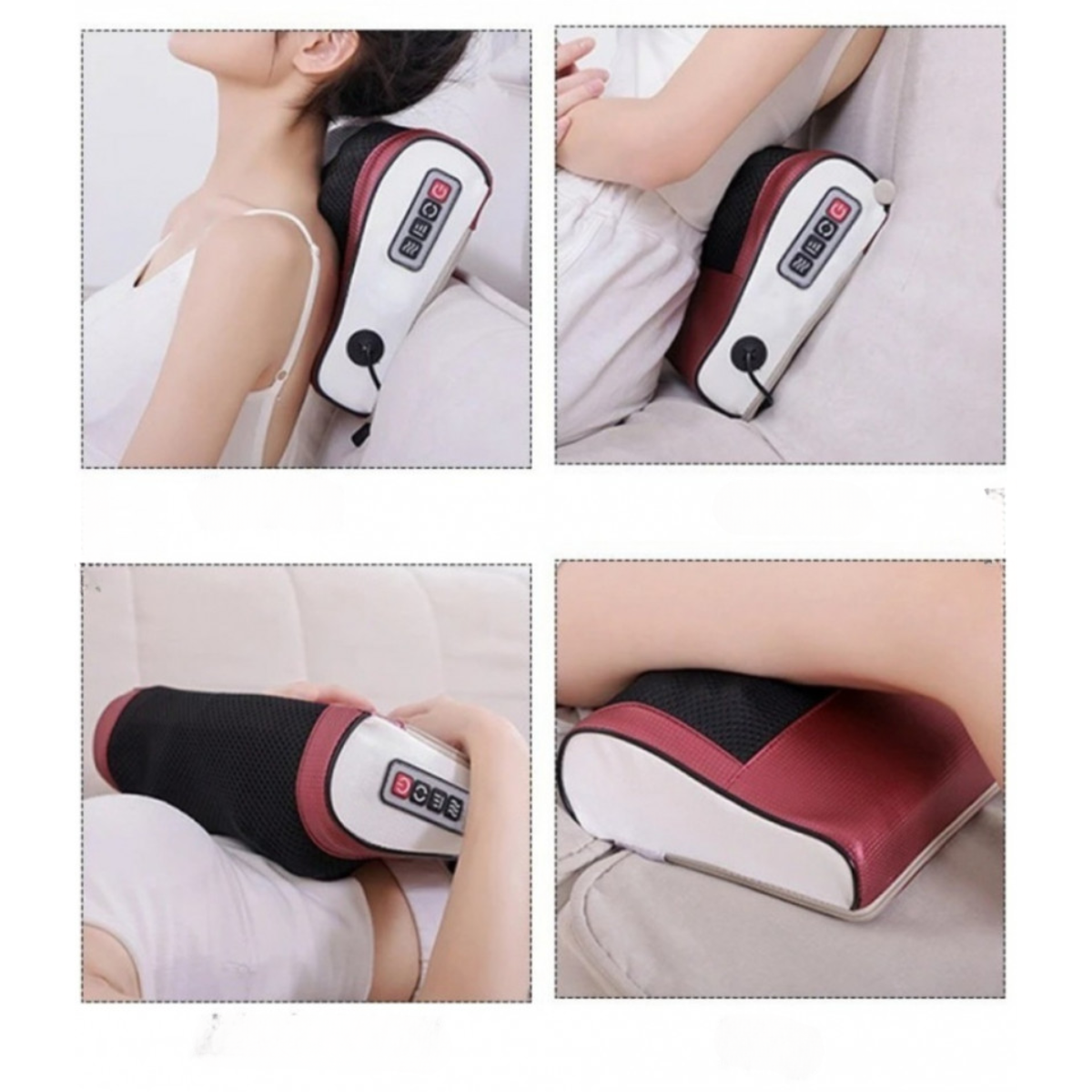 Cojin Masajeador Health Con Calor Cuello Espalda Relajante-4