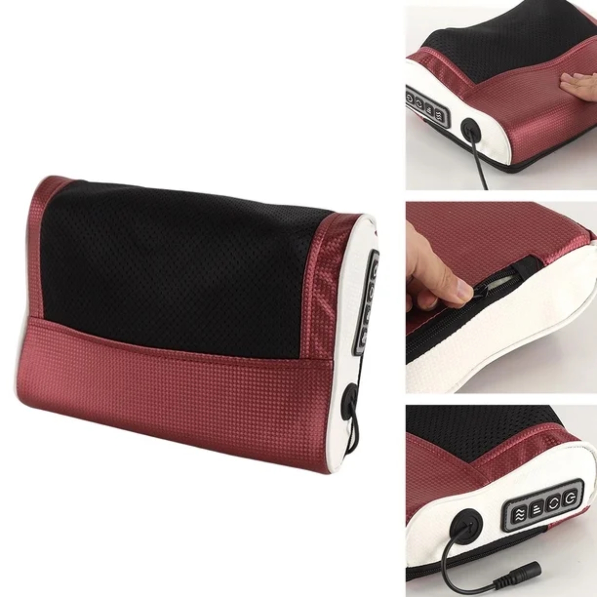 Cojin Masajeador Health Con Calor Cuello Espalda Relajante-5