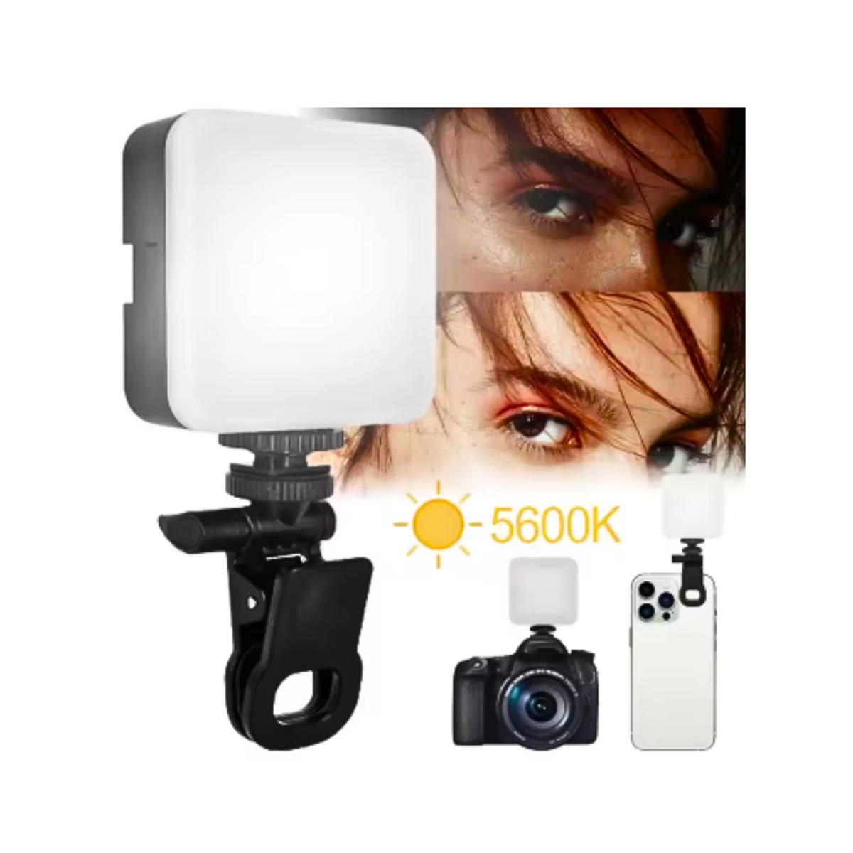Mini Luz Led Portátil Para Selfies Videos-2