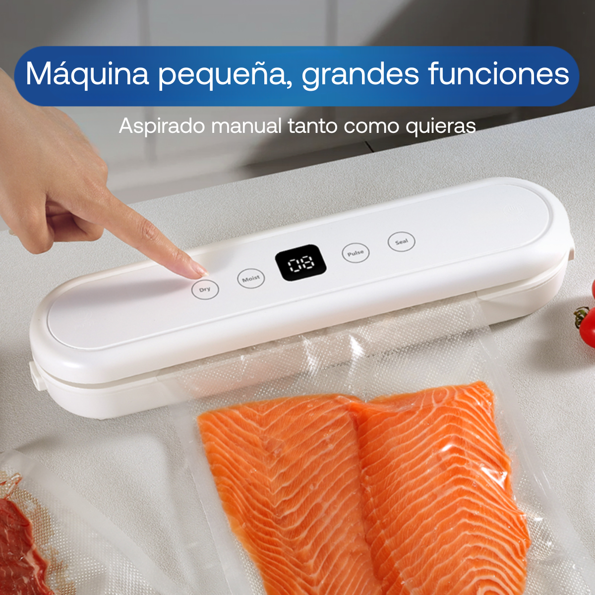 Maquina Selladora De Bolsas Al Vacio Alimentos Multiuso 25cm-5