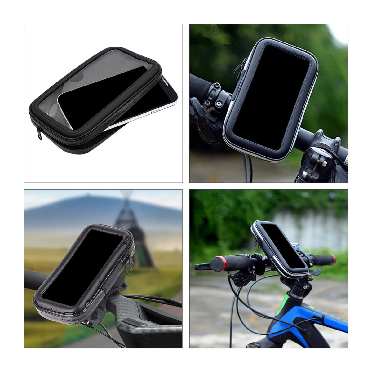 Soporte De Celular Para Bicibleta Impermeable Rotación 360-5