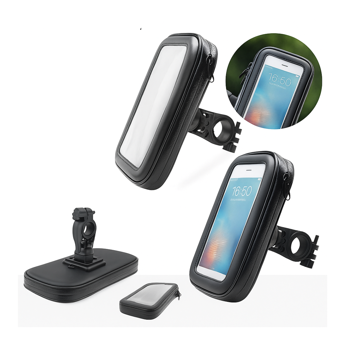 Soporte De Celular Para Bicibleta Impermeable Rotación 360-6