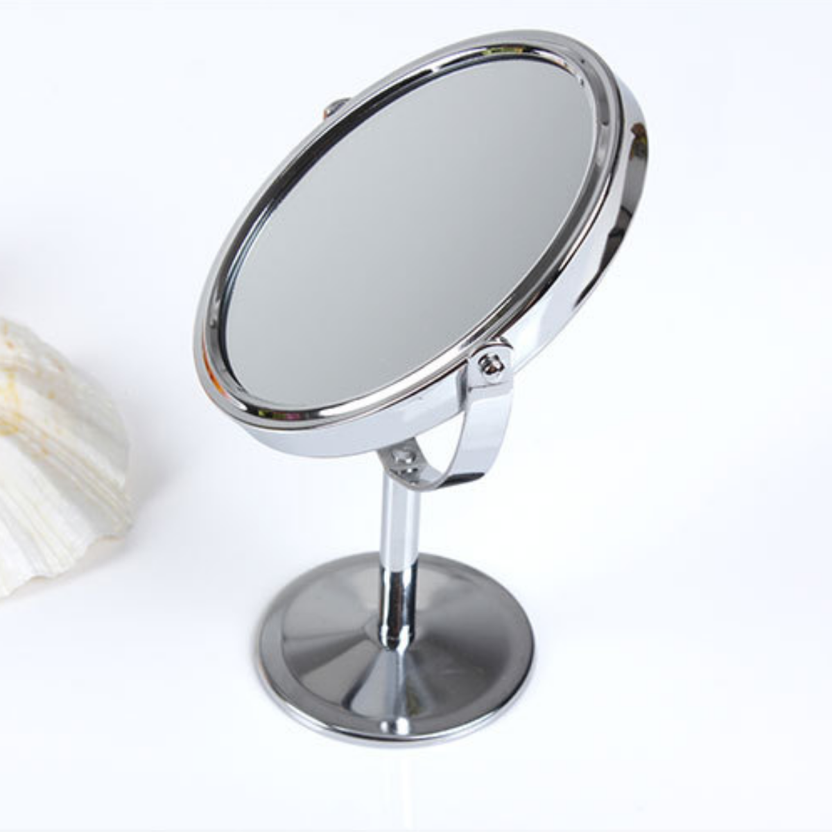 Mini Espejo Maquillaje Tocador Doble Cara Con Aumento-4