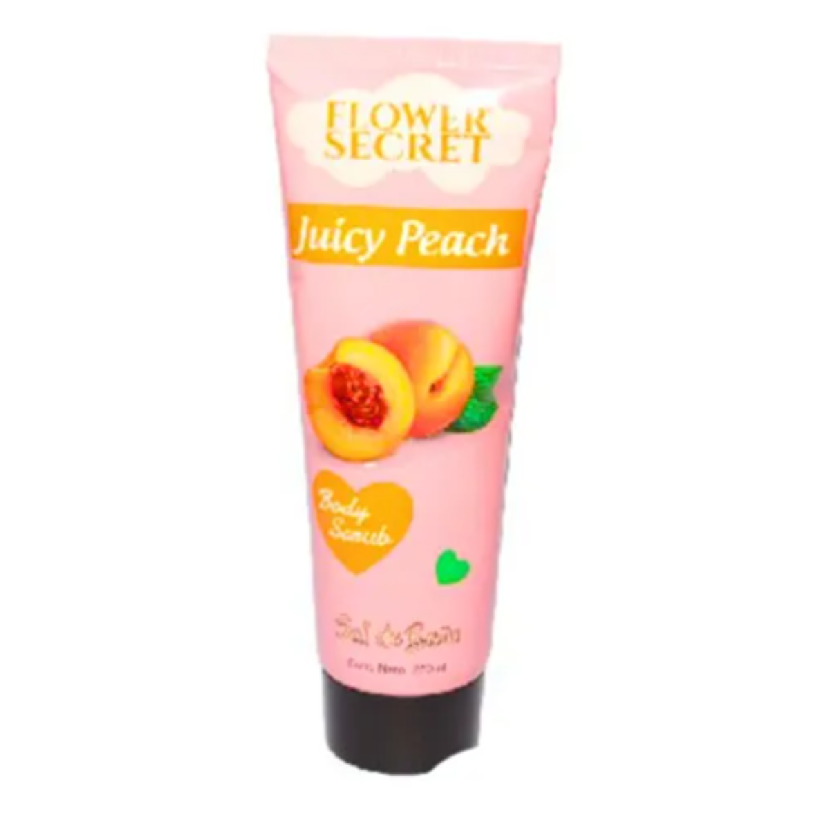 Sal De Baño Exfoliante Corporal Durazno Flower Secret-0