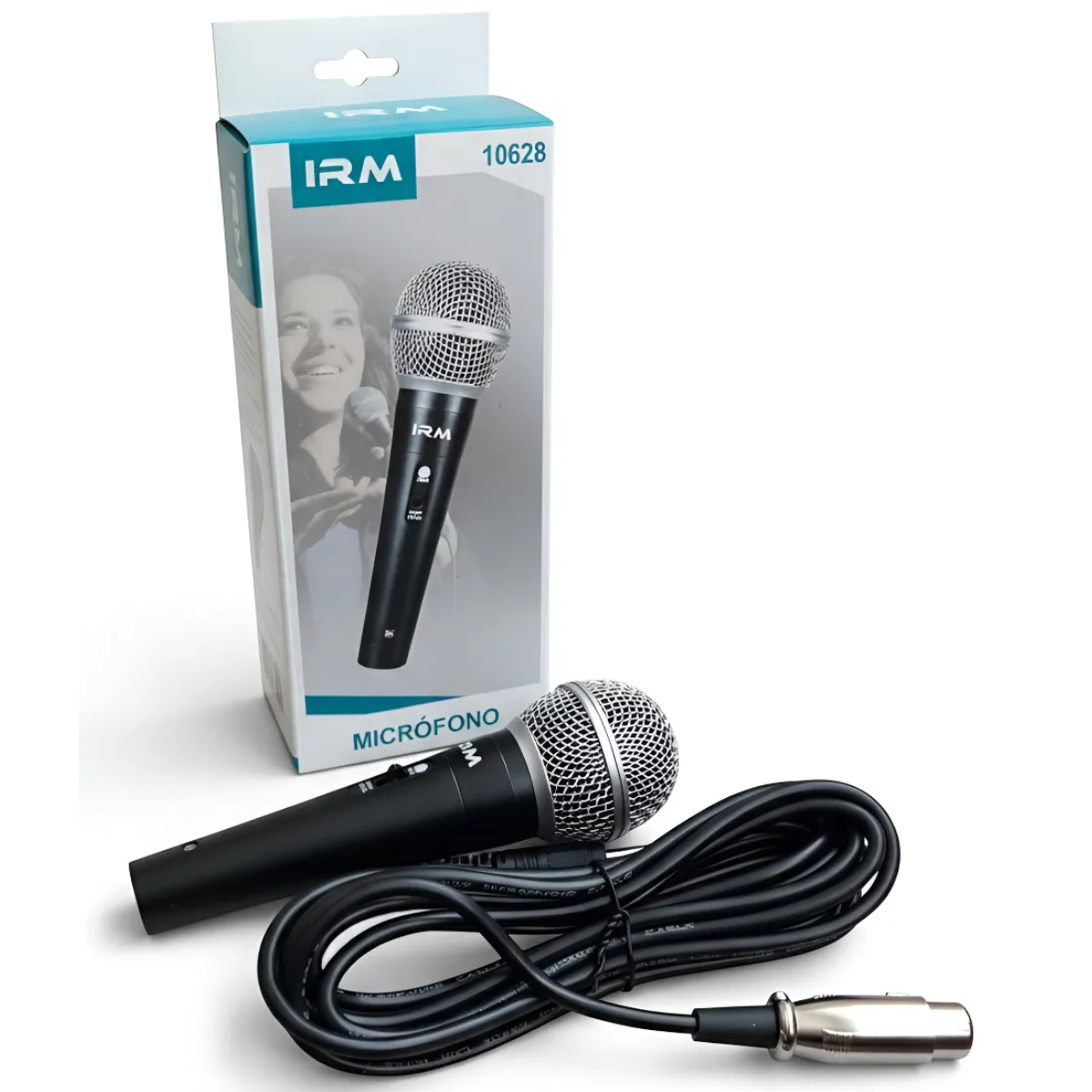 Microfono Karaoke Profesional Con Cable Conexion Auxiliar-6