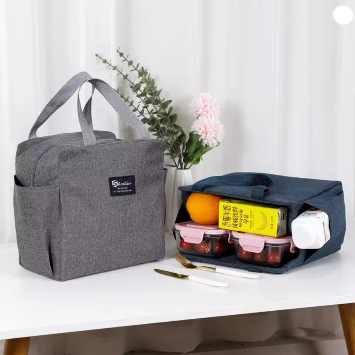 Lonchera Termica Impermeable Porta Alimentos Oficina Picnic Fucsia-6