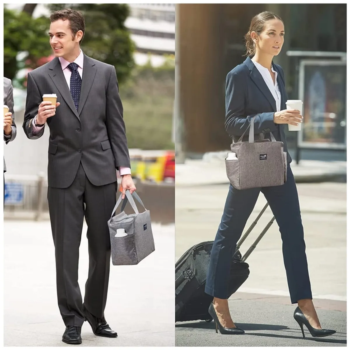 Lonchera Termica Impermeable Porta Alimentos Oficina Picnic Fucsia-8