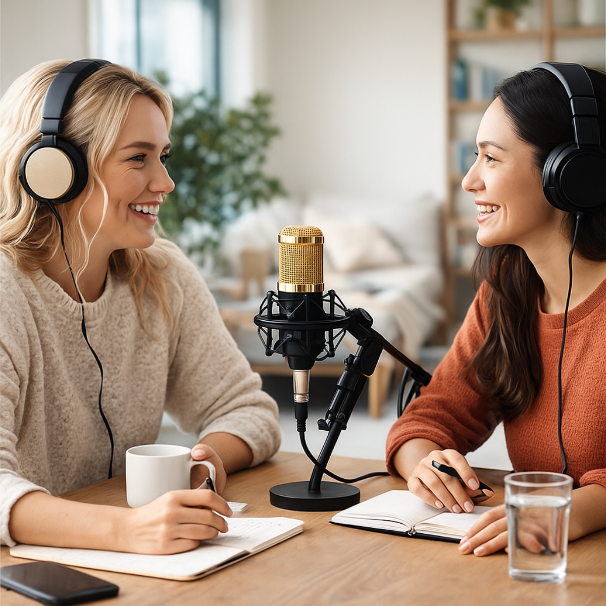 Microfono Condensador Profesional Podcast Soporte Araña-5