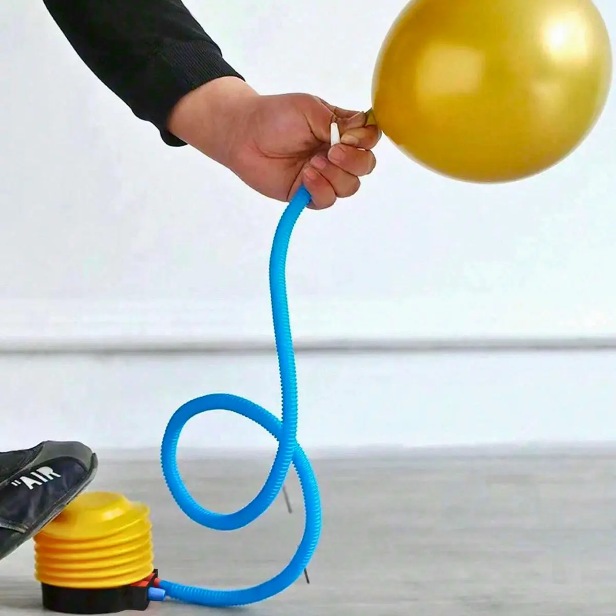 Inflador De Pie Portatil Para Inflables Pelotas Y Colchones-5