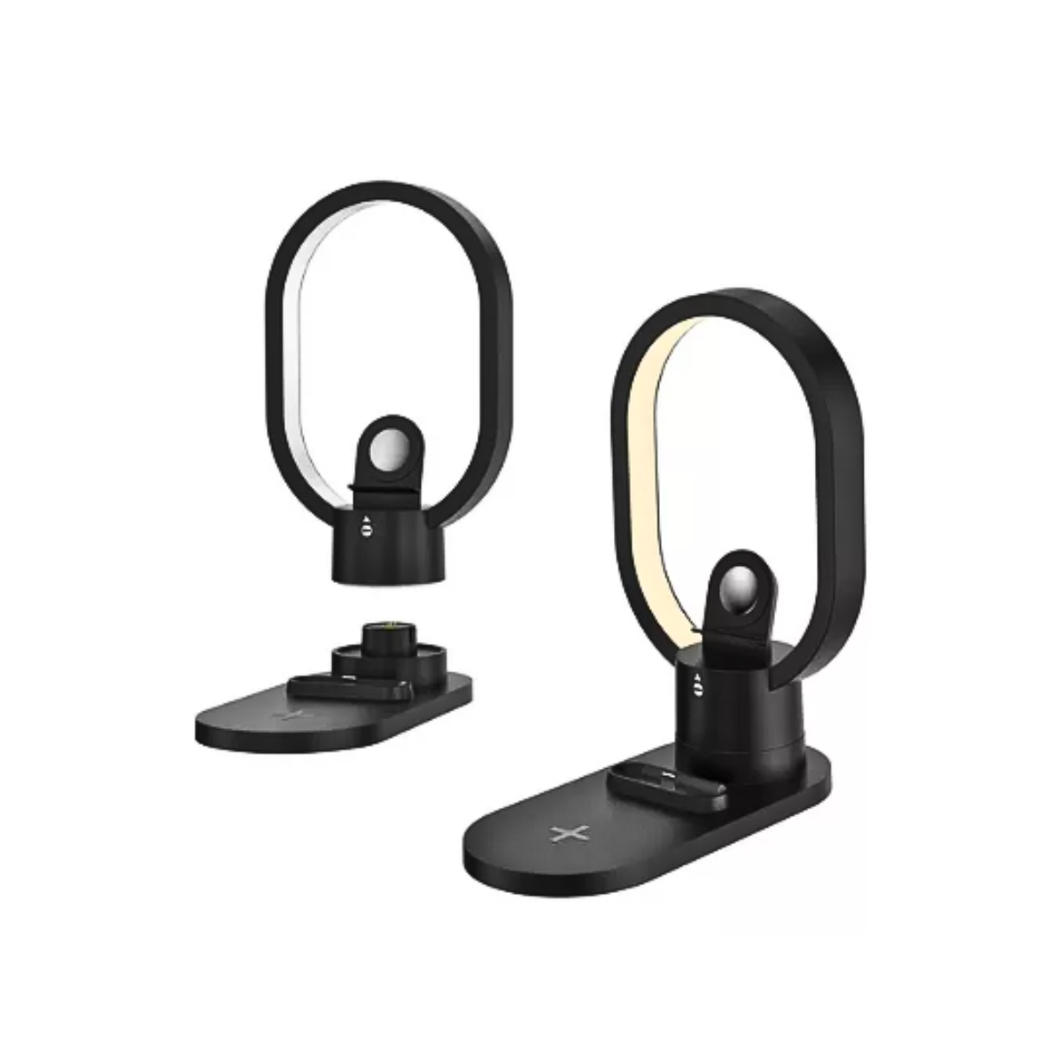 Cargador Inalámbrico Celular AirPods Smart Watch Con Luz Led-3